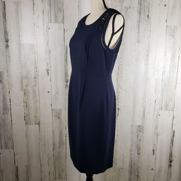 Rebecca Taylor Crochet Back Dress Sz 8 - Picture 5 of 11